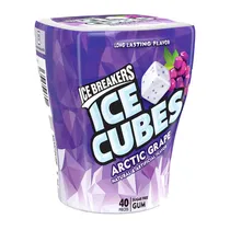Chicle Ice Breakers Sin Azúcar Ice Cubes Uva Ártica 40 Unidades