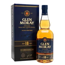 Glen Moray Whisky Sing Malt 18 Añs 700ML