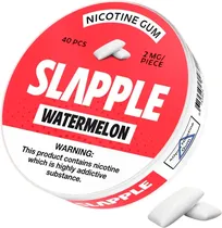 Chiclete de Nicotina Slapple Watermelon 2 MG (40 Unidades)