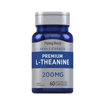 Vitamina Piping Rock L-Theanine 200MG 60 Cápsulas
