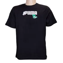 Camiseta Masculina Puma Essentials Logo Preta M