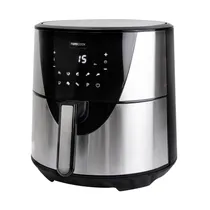 Fritadeira Elétrica Air Fryer Tigrecook FS075A - 1700W - 8L - Painel Digital - 220V 50/60HZ - Preto e Prata