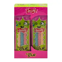 Bala de Gelatina Docile Canudinho Super Ácido 12X15G