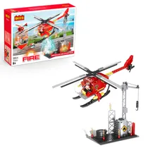 Bloques Cogo Helicóptero de Incêndio 3022-4 164 Pçs