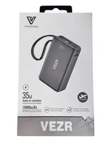 Bateria Externa (10000MAH) VP01 35W Preto Vezr