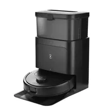 Robô Aspirador Ecovacs Deebot N30 Pro Omni YDLX11-1 - Recarregável - Bivolt - Preto