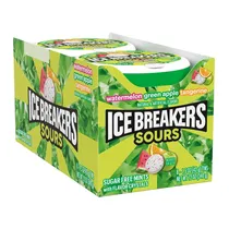 Bala Ice Breakers Sour Melancia Caixa 8X42G