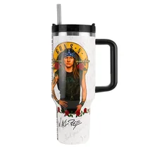Copo Térmico Weedoo de 1.2 Litros - Axl Rose (Branco)