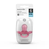 Suavinex Nuery Chupete Todo Silicona Fisiologico 6/18M Rosa I1 Silicona 6-18M+ Rosa