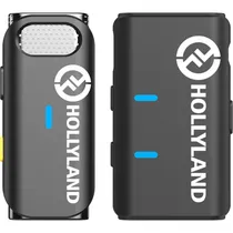 Microfone Hollyland Lark M1 Solo, Wireless 2.4GHZ, Preto