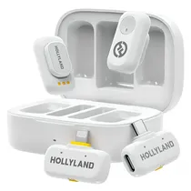 Hollyland Microfone Lark A1 Combo Ivory White USB-C RX+Lightning