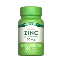 Vitaminas Nature's Truth Chelated Zinc 100 Cápsulas
