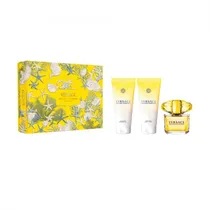 Kit Perfume Versace Yellow Diamond Feminino 3PCS