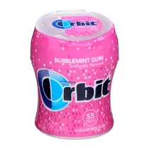 Chiclete Wrigleys Orbit Gum Bubblemint 55 Unidades Pote 82.5G