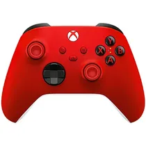 Controle Sem Fio Microsoft Pulse Red 1914 para PC/Xbox/Smartphone - Vermelho/Branco
