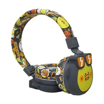 Fone de Ouvido Luo LU-995 Pinto / BLT / LED / Amarelo