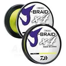 Daiwa Linea J-Braid X4 50LB 135M 0.33MM Amarillo