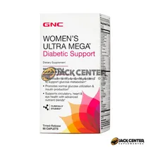 Suporte Diabético GNC Ultra Mega Women's Diabetic Support 90 Cápsulas