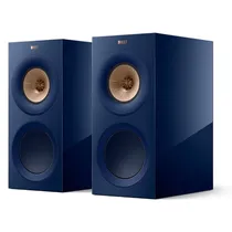 Caixa Kef R3 Meta Bookshelf Indigo Gloss 3 Vias Par