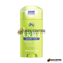 Desodorante sólido Ban Deodorant 24H Invisible Protection Powder Fresh 73G