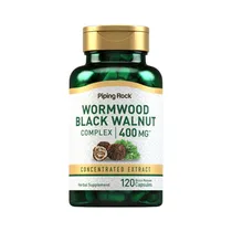 Vitamina Piping Rock Wormwood Black 400MG 120 Cápsulas