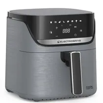 Fritadeira Elétrica Electrobas Cook Cheff 6.3 EBAF-63 17.00 Watts 6.3 Litros 220 - 240V ~ 50/60HZ - Cinza/Preta