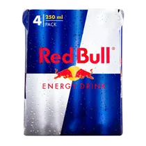 Energético Red Bull Lata Pack X4UN