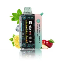 Vape Descartáve Pyne Pod Boost Pro 20000 Puffs com 5% Nicotina - Apple Lemon Ment