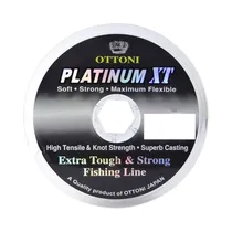 Hilo de Pesca Ottoni Monofilamento Platinum XT 43.5KG 0.60MM 100M Gris
