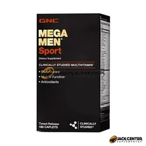Multivitamínico Mega Men Sport GNC 180 Cápsulas