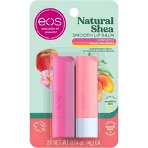 Bálsamo Labial Eos Lip Natural Honey Apple/Mango Melonade - Quantidade 2