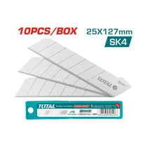 Hojas de Repuesto para Estilete Total THT5192501 12.7X2.5CM 10 Piezas