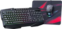 Kit Gamer Onikuma TZ3006 3 Em 1 Teclado + Mouse + Mousepad - Preto