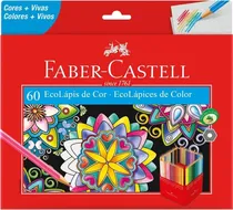 Ecolápis de Cor Super Soft Faber Castell - 120160G (60 Cores)