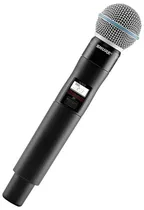 Microfone Sem Fio Shure QLXD2/B58=-J50 Prata/Preto