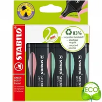 Stabilo Green 6070/4-2 Resaltador 4PCS