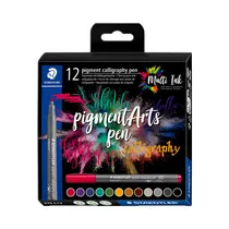 Marcador Rotulador Staedtler Pigment Arts Pen Calligraphy 375 C12