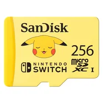 Cartão de Memória Micro SD Sandisk Nintendo Switch 256GB 100MBS - SDSQXAO-256G-GN6ZK