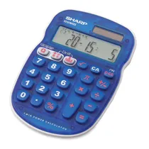 Calculadora Sharp EL-S25BBL 10 Dígitos - Azul