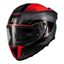 Capacete Axxis Hawk SV Evo Dark Justice C4 - Fechado - Tamanho XL - com Óculos Interno - Matt