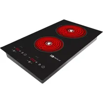 Fogareiro Eletrico Infravermelho HD Play HM-AVTR2H / 2 Bocas / 3000W / 220V ~ 50HZ - Preto