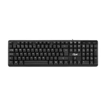 Teclado Krab KBTC20 - com Fio - Português - Preto