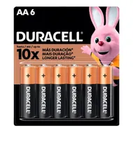 Pilha Alcalina Duracell AA PACK-6