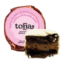 Alfajor Tofia Artesanal Branco Recheio de Doce Leite e Licor Amarula 100G