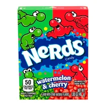 Bala Wonka Nerds Melancia e Cereja Caixa 46.7G