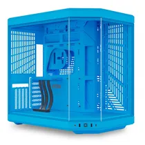 Gabinete Gamer, Aquario, Hyte Y70 CS-HYTE-Y70-BM, Mid Tower, e-ATX, Frontal e Lateral Vidro Temperado, Sem Fans, Blueberry Milk/Azul