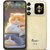 Celular Fossibot S7 Dual Sim de 128GB/4GB Ram de 6.9" 16MP/8MP - Dourado