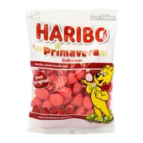 Bala Gelatina Alemã Haribo Primavera Morango 200G