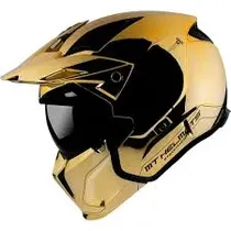 MT Helmets Casco Helmets Streetfighter Chromed A9 Dorado XL