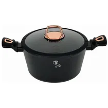 Panela Berlinger Haus Antiaderente com Tampa Preta 24CM